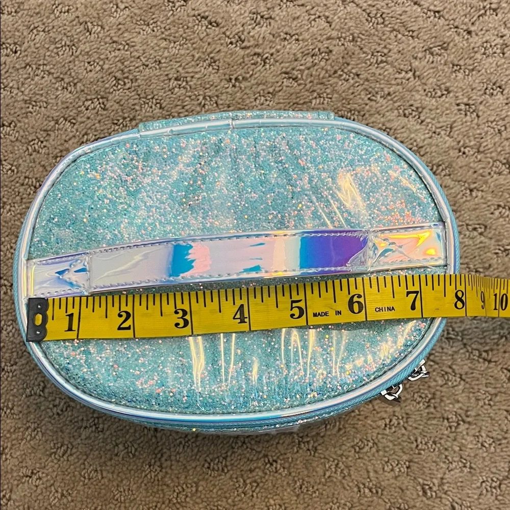 Justice Light Blue Makeup Bag